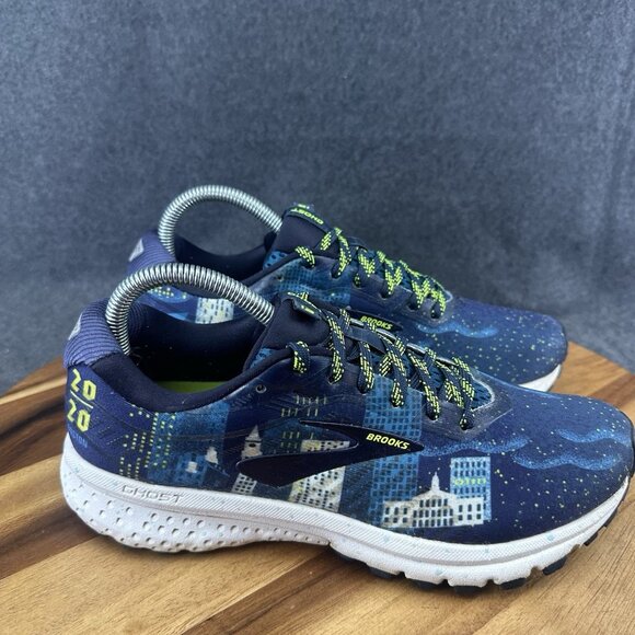 Brooks Ghost 12 Running Shoes Size 8.5 B Sneakers Boston Marathon 2020 - Picture 6 of 11